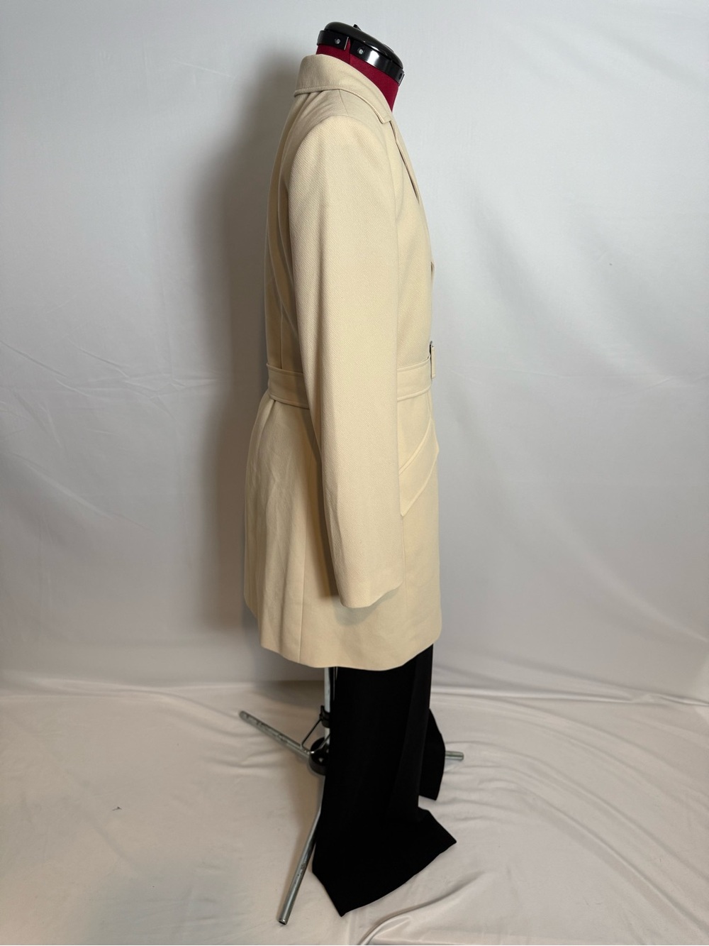 Le Suit Pantsuit Women's Size 8 Cream & Black 2-Piece Set Blazer & Pants - Picture 5 of 16